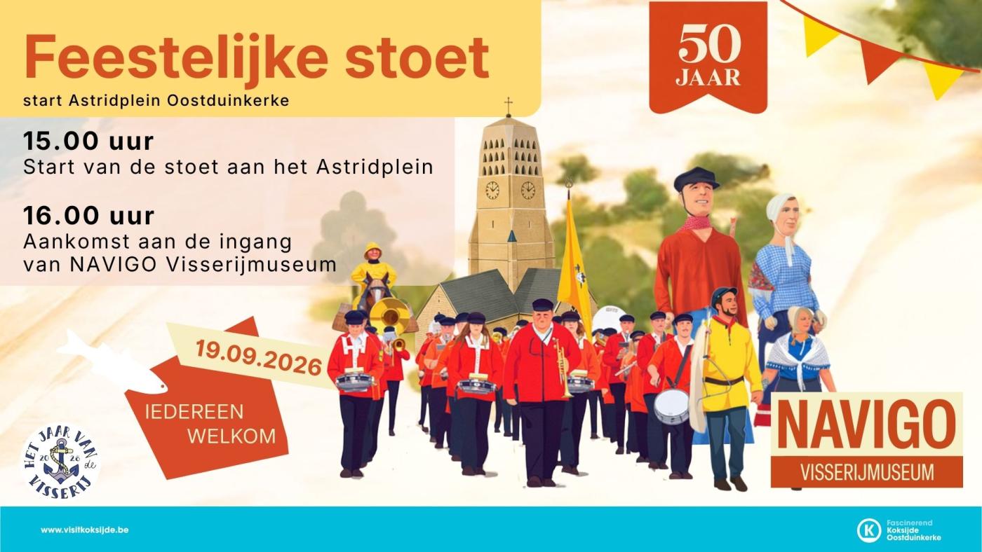 Feestelijke stoet op 19 september