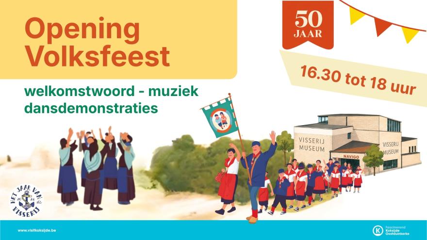 Opening Volksfeest met toespraak, muziek en dans op 19/09 van 16.30 tot 18 uur