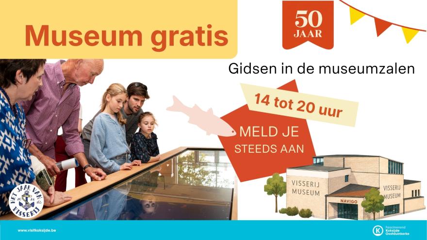 Museum gratis op 19/09 van 14 tot 20 uur