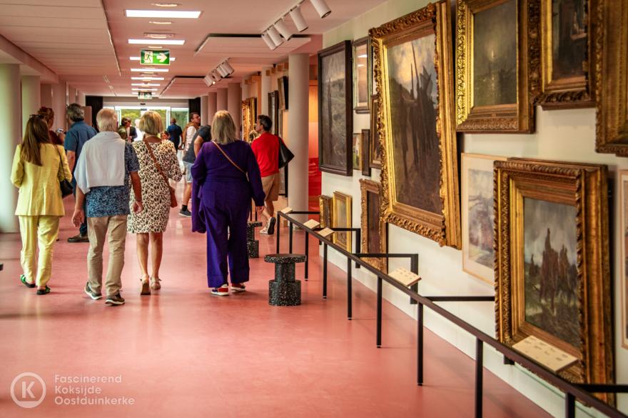 kunstengalerij in het museum 